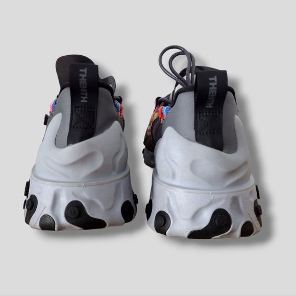 NIKE React Sertu Woven Pattern  Sneakers Size 12 Iron Gray/Black MULTICOLOR - Picture 8 of 15